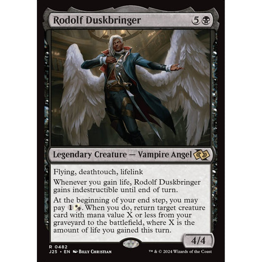 Rodolf Duskbringer, 482, rare, Magic: The Gathering, Foundations Jumpstart