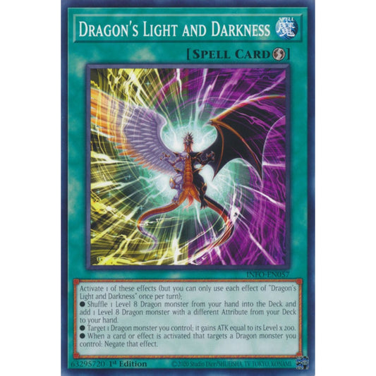 Dragon's Light and Darkness INFO-EN057 Common Common Yu-Gi-Oh The Infinite Forbidden in Art