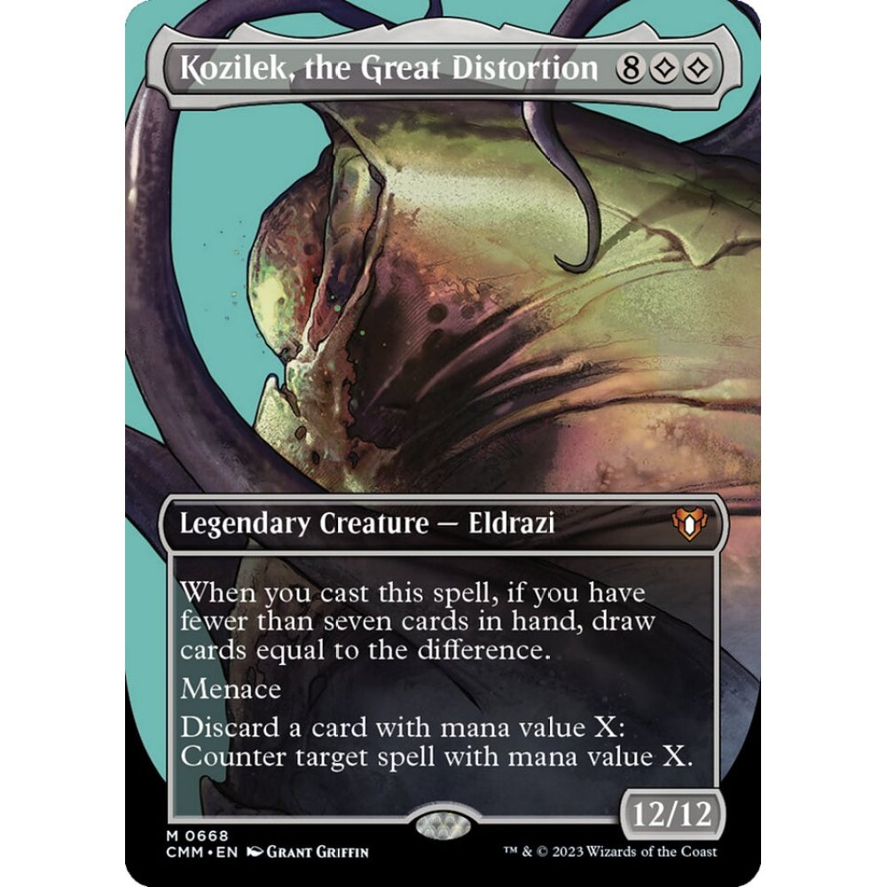 Kozilek, the Great Distortion mythic 668 Magic the Gathering Commander Masters