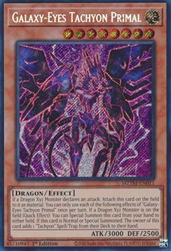 Galaxy-Eyes Tachyon Primal (V.1 - Secret Rare) - Maze of the Master (Secret Rare) [MZTM-011]