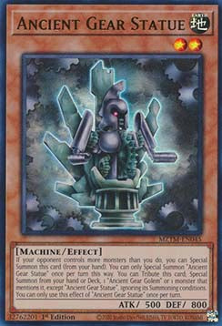 Ancient Gear Statue - Maze of the Master (Ultra Rare) [MZTM-045]