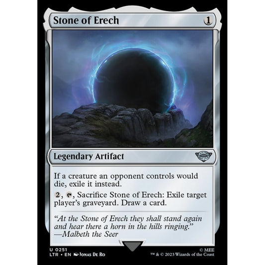 Stone of Erech, uncommon, 251, Magic the Gathering, The Lord of the Rings: Tales of Middle-earth
