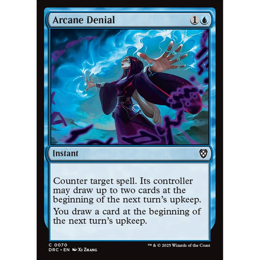 Arcane Denial, 70, common, Magic: The Gathering, Aetherdrift Commander