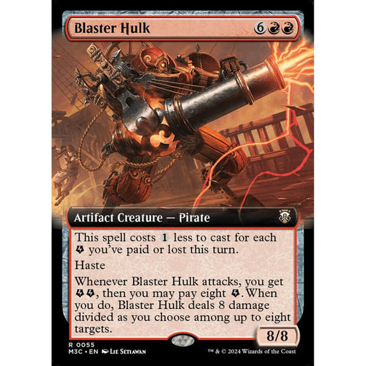 Blaster Hulk, 55, rare, Magic: The Gathering, Modern Horizons 3