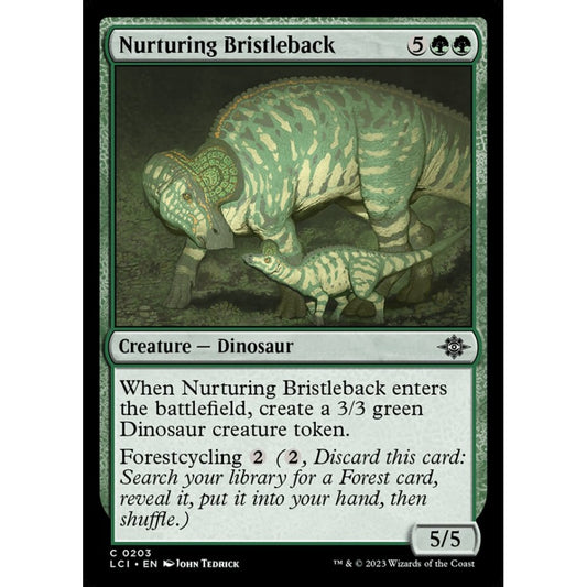 Nurturing Bristleback common 203 Magic the Gathering The Lost Caverns of Ixalan