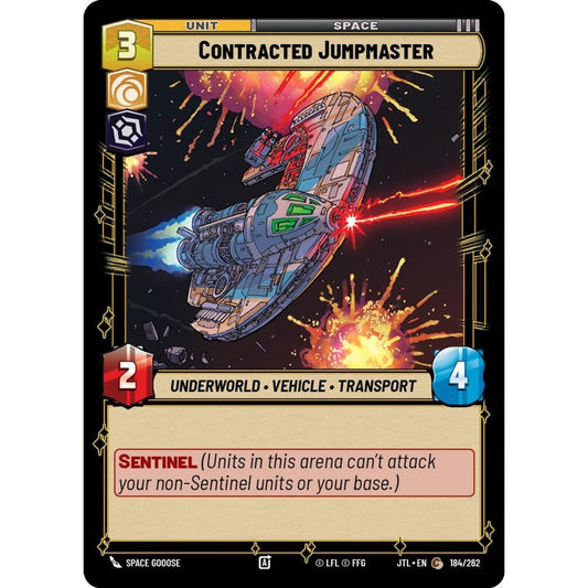Contracted Jumpmaster, C, JTL 184), Star Wars Unlimited