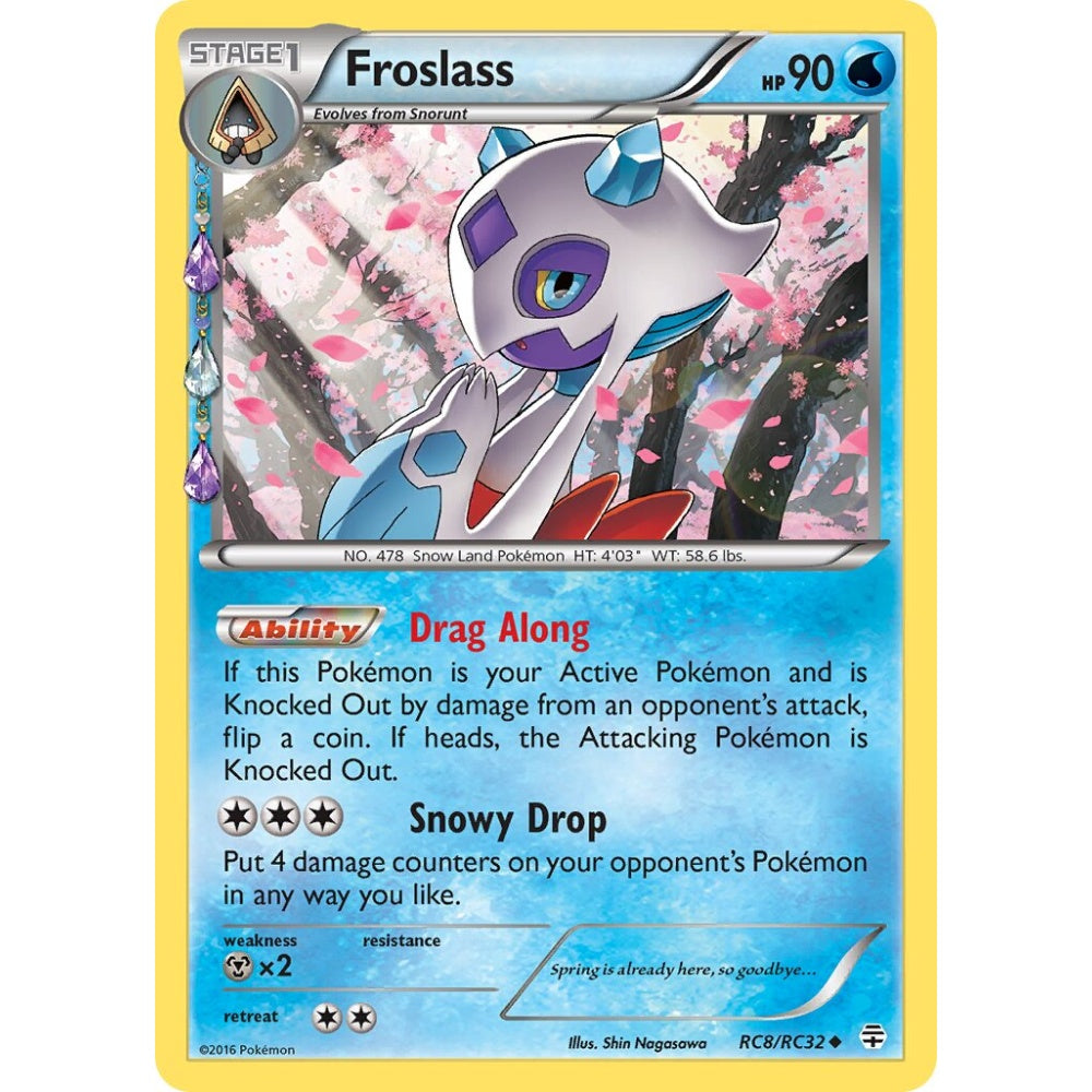 Froslass Uncommon RC8/RC32 Pokemon Card Game Generations