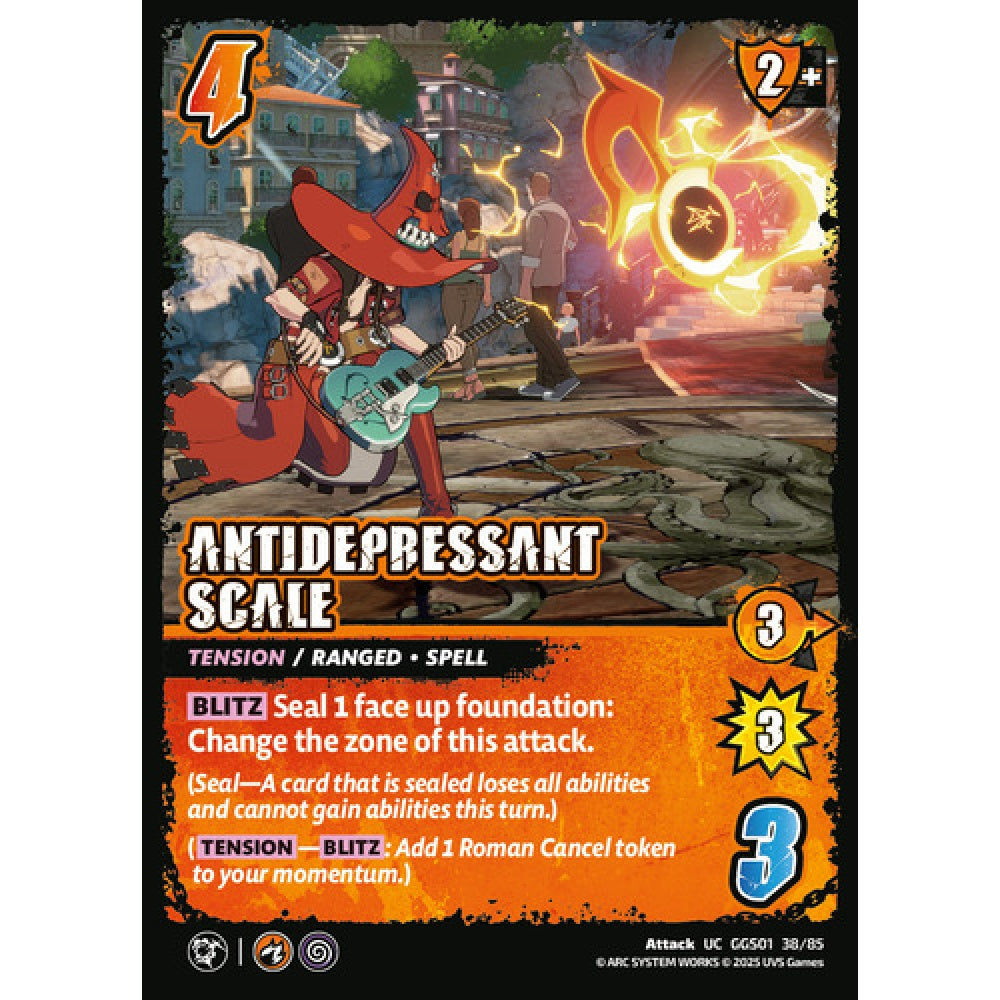 Antidepressant Scale 38/85 Universus Card Game Guilty Gear -Strive- UC Non-Foil