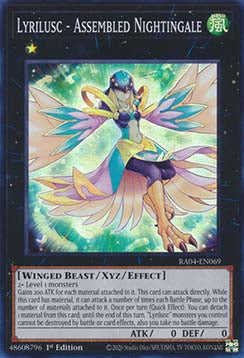 Lyrilusc - Assembled Nightingale (V.1 - Super Rare) - Quarter Century Stampede (Super Rare) [RA04-069]