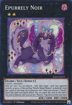 Epurrely Noir (V.1 - Super Rare) - Quarter Century Stampede (Super Rare) [RA04-071]