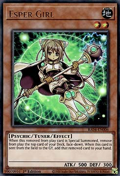 Esper Girl (V.2 - Ultra Rare) - Quarter Century Stampede (Ultra Rare) [RA04-006]