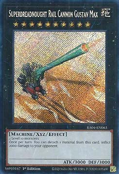Superdreadnought Rail Cannon Gustav Max (V.3 - Secret Rare) - Quarter Century Stampede (Secret Rare) [RA04-063]