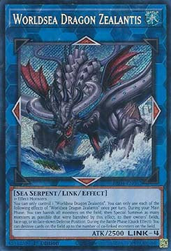 Worldsea Dragon Zealantis (V.3 - Secret Rare) - Quarter Century Stampede (Secret Rare) [RA04-082]