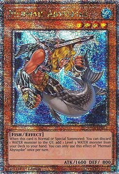 Mermail Abysspike (V.5 - Quarter Century Secret Rare) - Quarter Century Stampede (Quarter Century Secret Rare) [RA04-012]
