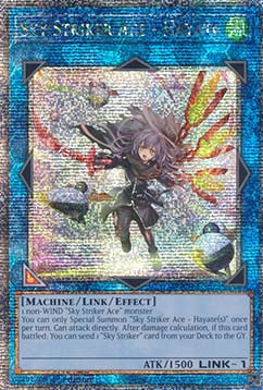 Sky Striker Ace - Hayate - Quarter Century Stampede (Quarter Century Secret Rare) [RA04-073]
