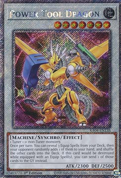 Power Tool Dragon (V.1 - Platinum Secret Rare) - Quarter Century Stampede (Platinum Secret Rare) [RA04-135]