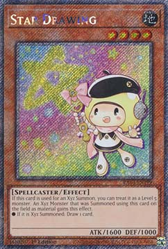 Star Drawing (V.1 - Platinum Secret Rare) - Quarter Century Stampede (Platinum Secret Rare) [RA04-199]
