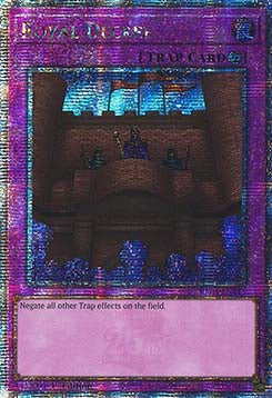 Royal Decree (V.2 - Quarter Century Secret Rare) - Quarter Century Stampede (Quarter Century Secret Rare) [RA04-113]