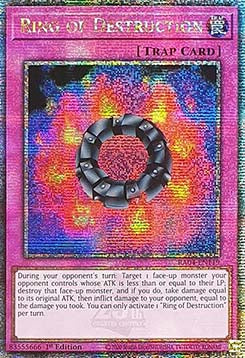 Ring of Destruction (V.2 - Quarter Century Secret Rare) - Quarter Century Stampede (Quarter Century Secret Rare) [RA04-119]