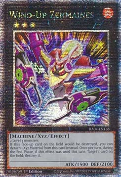 Wind-Up Zenmaines (V.2 - Quarter Century Secret Rare) - Quarter Century Stampede (Quarter Century Secret Rare) [RA04-168]