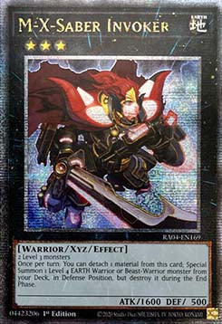 M-X-Saber Invoker (V.2 - Quarter Century Secret Rare) - Quarter Century Stampede (Quarter Century Secret Rare) [RA04-169]