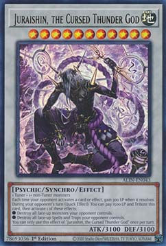 Juraishin, the Cursed Thunder God (V.1 - Ultra Rare) - Alliance Insight (Ultra Rare) [ALIN-043]