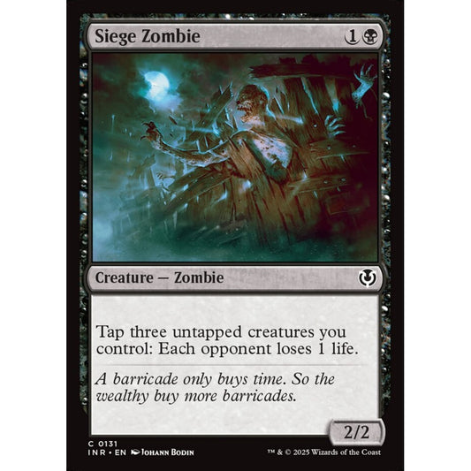 Siege Zombie, 131, common, Magic: The Gathering, Innistrad Remastered