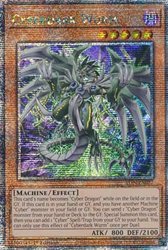 Cyberdark Wurm (V.2 - Quarter Century Secret Rare) - Alliance Insight (Quarter Century Secret Rare) [ALIN-027]