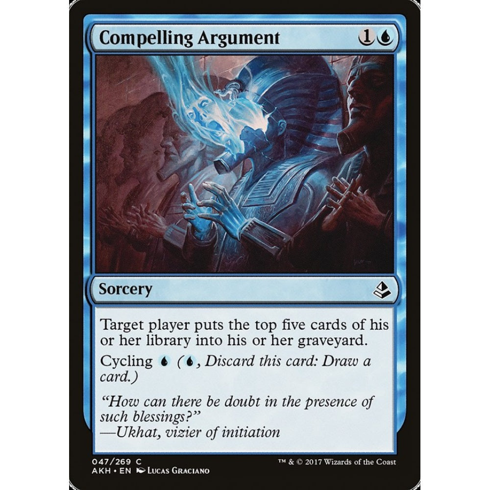 Compelling Argument common 47 Magic the Gathering Amonkhet