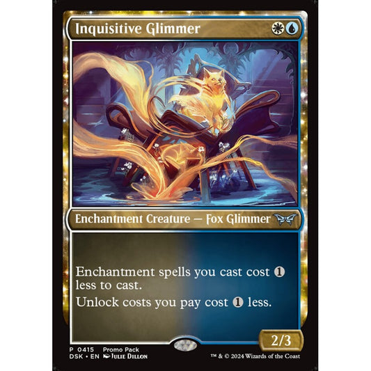 Inquisitive Glimmer, 415, uncommon, Magic: The Gathering, Duskmourn: House of Horror