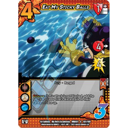Eat My Sticky Balls, 101/180, C, UniVersus, MHA01 My Hero Academia