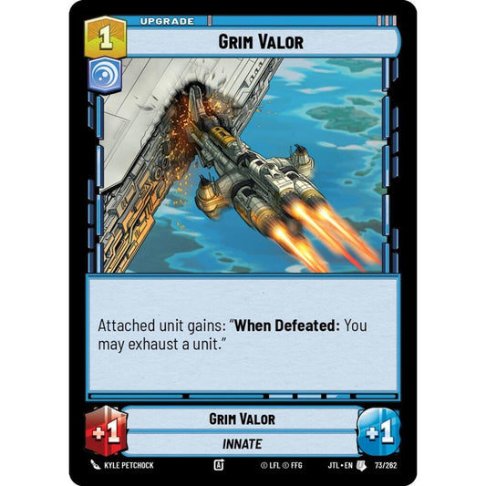 Grim Valor, U, JTL 073), Star Wars Unlimited