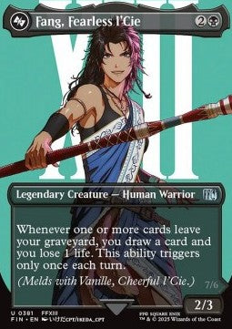 Fang, Fearless l'Cie // Ragnarok, Divine Deliverance (V.1) - FINAL FANTASY: Extras (Uncommon) [XFIN-381]