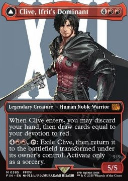 Clive, Ifrit's Dominant // Ifrit, Warden of Inferno (V.2) - FINAL FANTASY: Extras (Mythic) [XFIN-385]