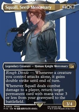 Squall, SeeD Mercenary (V.1) - FINAL FANTASY: Extras (Rare) [XFIN-402]