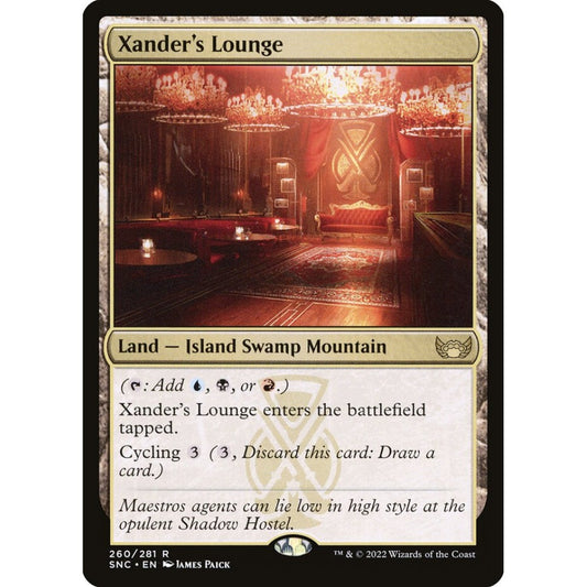 Xander's Lounge rare 260 Magic the Gathering Streets of New Capenna