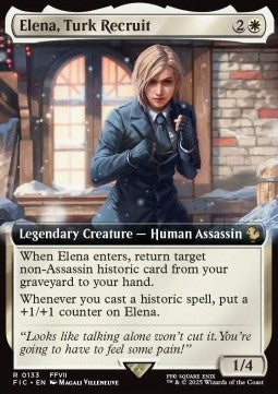 Elena, Turk Recruit - Commander: FINAL FANTASY: Extras (Rare) [XFIC-133]