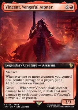 Vincent, Vengeful Atoner - Commander: FINAL FANTASY: Extras (Rare) [XFIC-157]