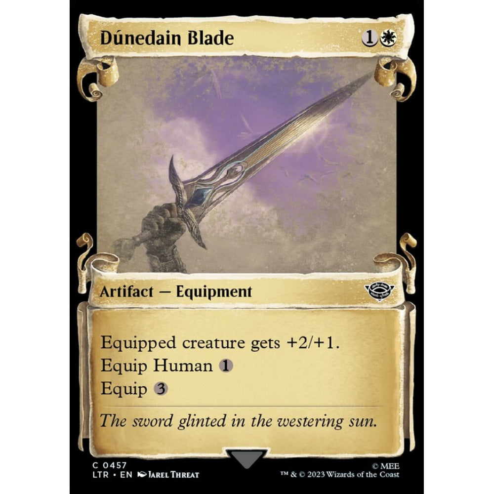 Dúnedain Blade, common, 457, Magic the Gathering, The Lord of the Rings: Tales of Middle-earth
