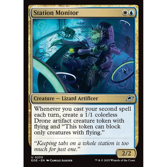Station Monitor uncommon 230 Magic the Gathering Edge of Eternities