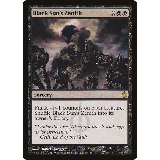 Black Sun's Zenith rare 39 Magic the Gathering Mirrodin Besieged
