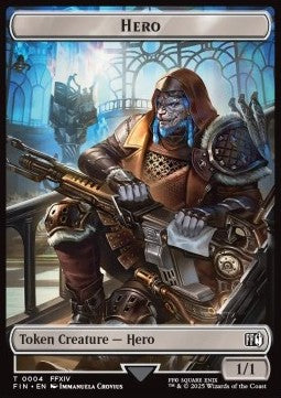 Hero Token (W 1/1) // Moogle Token (W 1/2) (V.1)