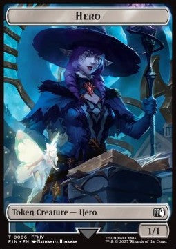 Hero Token (W 1/1) // Horror Token (B 2/2) (V.2)