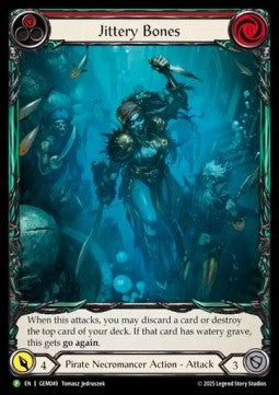 Jittery Bones (Red) (Extended Art Rainbow Foil)