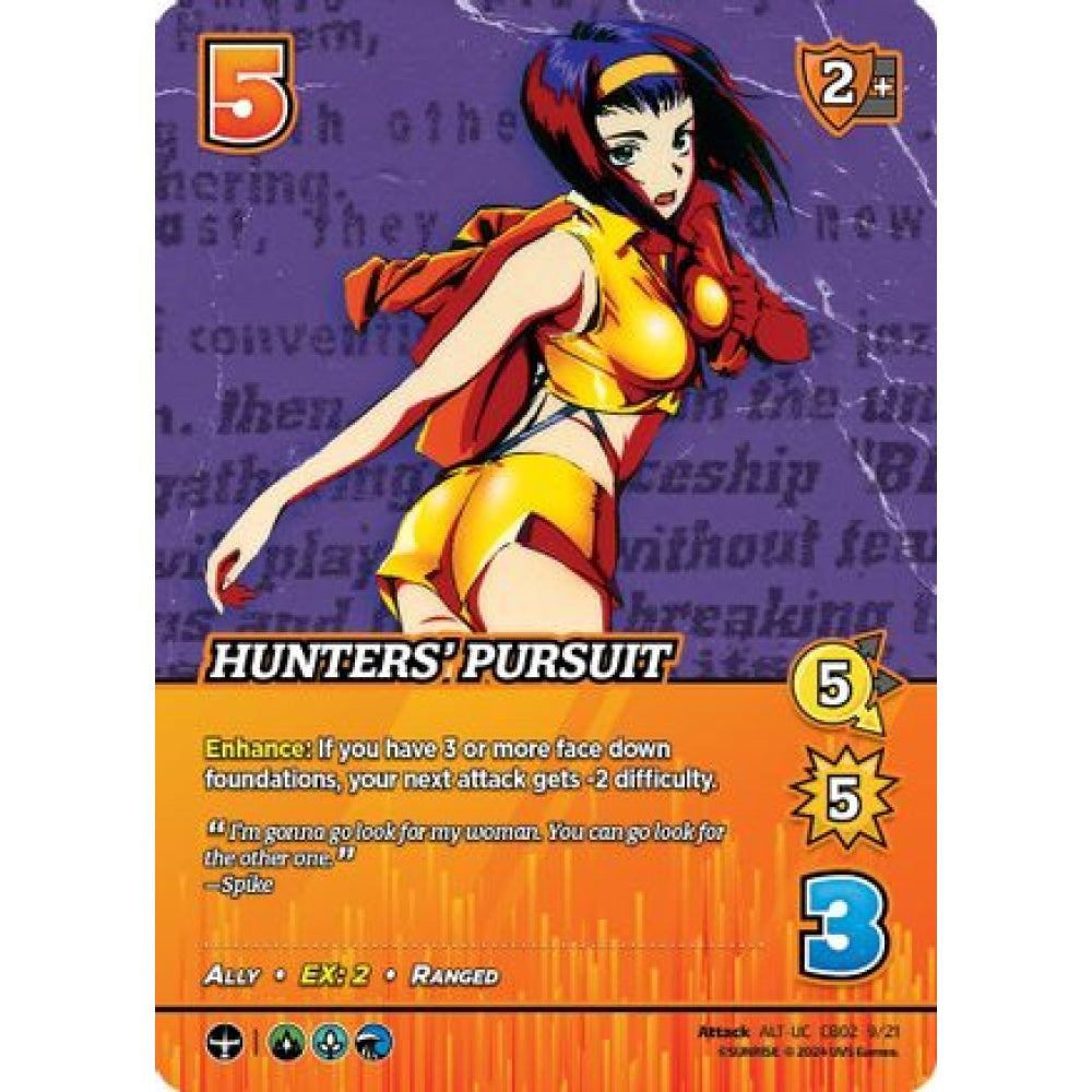 Hunters' Pursuit, 9/21, UC-ALT, UniVersus, Cowboy Bebop & Trigun Stampede
