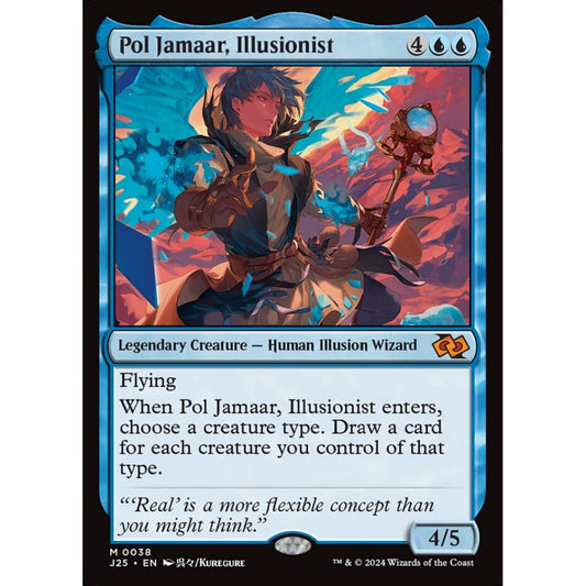 Pol Jamaar, Illusionist, 38, mythic, Magic: The Gathering, Foundations Jumpstart
