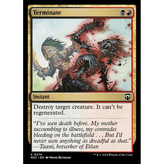 Terminate, 274, common, Magic: The Gathering, Modern Horizons 3