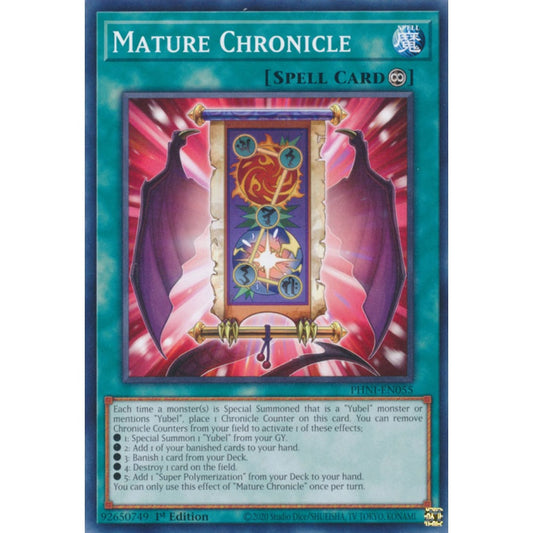 Mature Chronicle PHNI-EN055 Common Common Yu-Gi-Oh Phantom Nightmare in Art