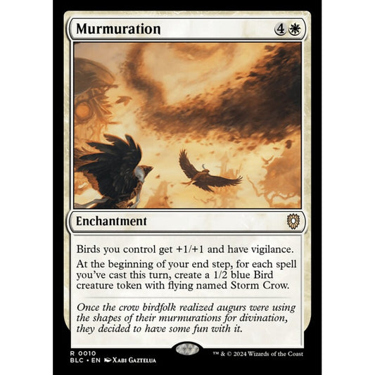 Murmuration, 10, rare, Magic: The Gathering, Bloomburrow