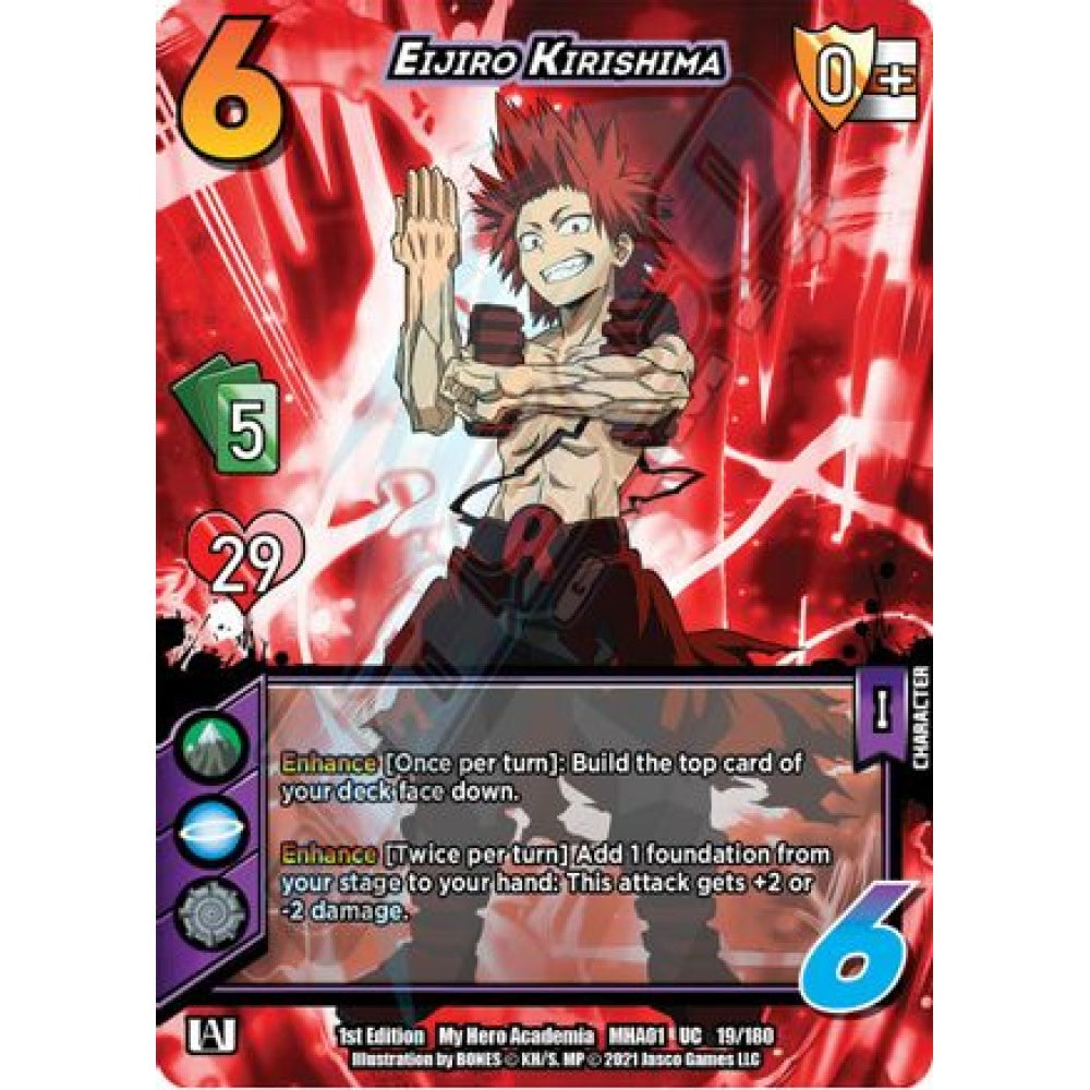 Eijiro Kirishima, 19/180, UC, UniVersus, MHA01 My Hero Academia